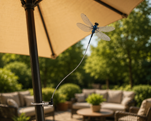 BuzzAway Decoy Dragonfly Clips — Deters Wasps, Hornets, Bees, Horse Flies & Dirt Daubers (20-Pack)